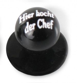 Kochjackenknöpfe  Chef, sw, 12er-Pack